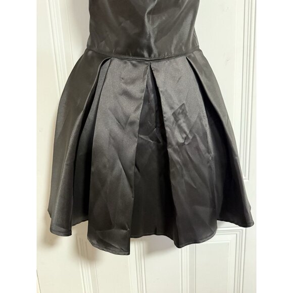 Rachel Allan Formal Little Black Dress SZ 12 HOCO Evening Glam - Picture 5 of 10